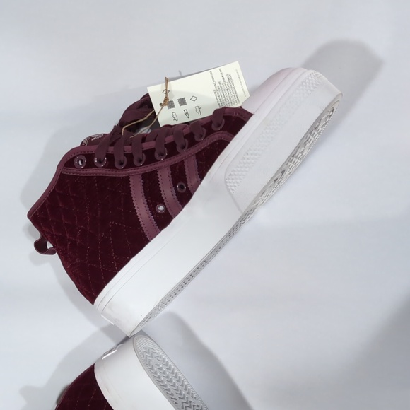 Adidas Burgundy Sneakers - Picture 3 of 6